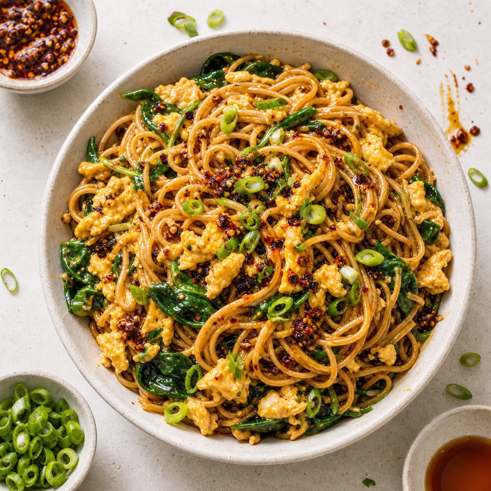 Chili Onion Crunch Noodles