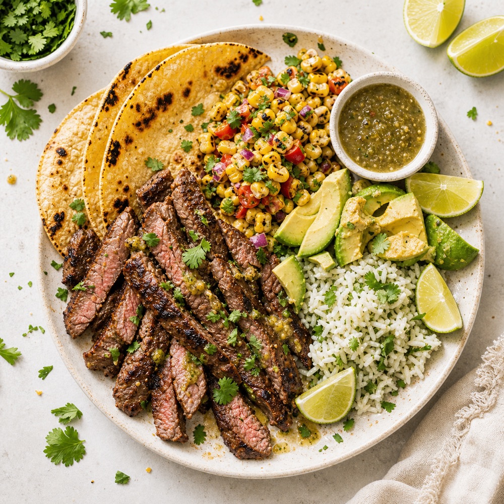 Carne Asada Taco Plates